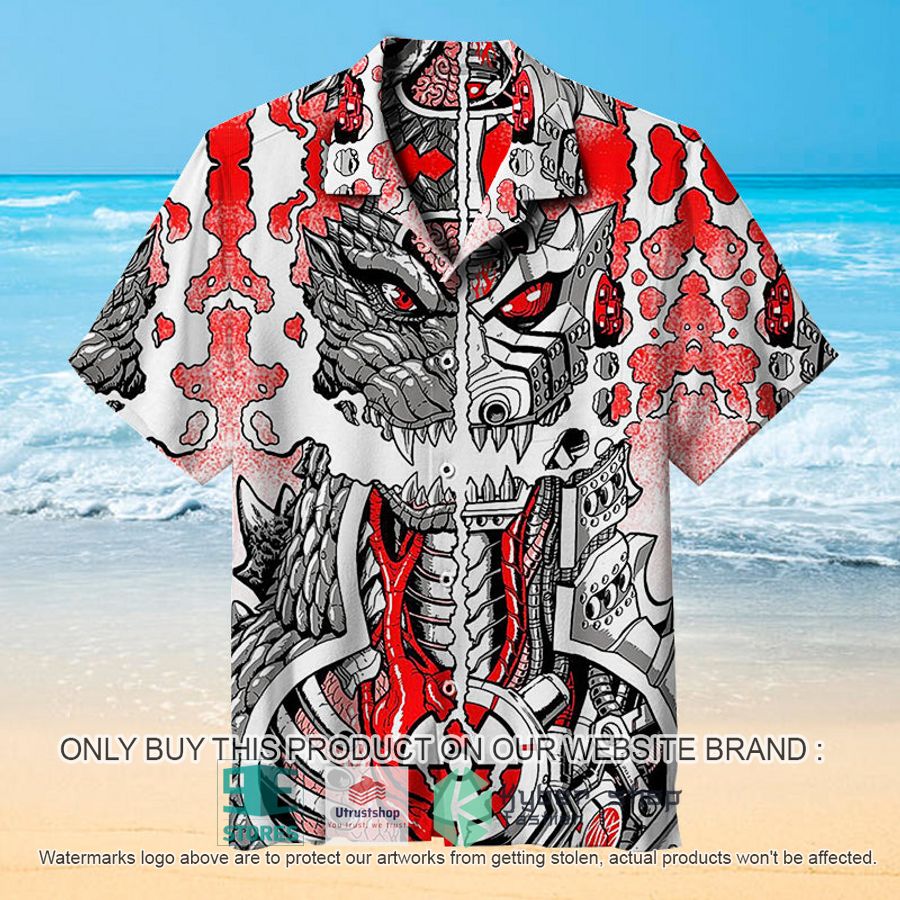 NEW Godzilla vs Robot Godzilla Hawaii Shirt 1 godzilla vs robot godzilla hawaiian shirt 1 24795