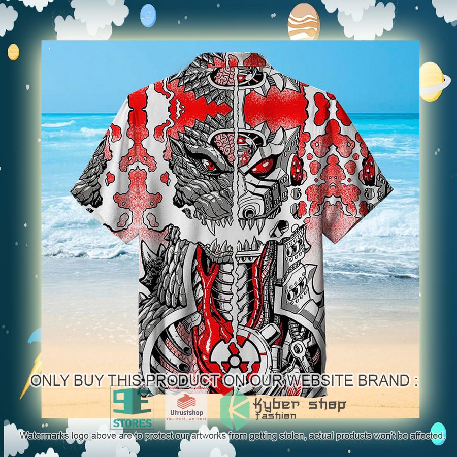 NEW Godzilla vs Robot Godzilla Hawaii Shirt 4 godzilla vs robot godzilla hawaiian shirt 4 29666