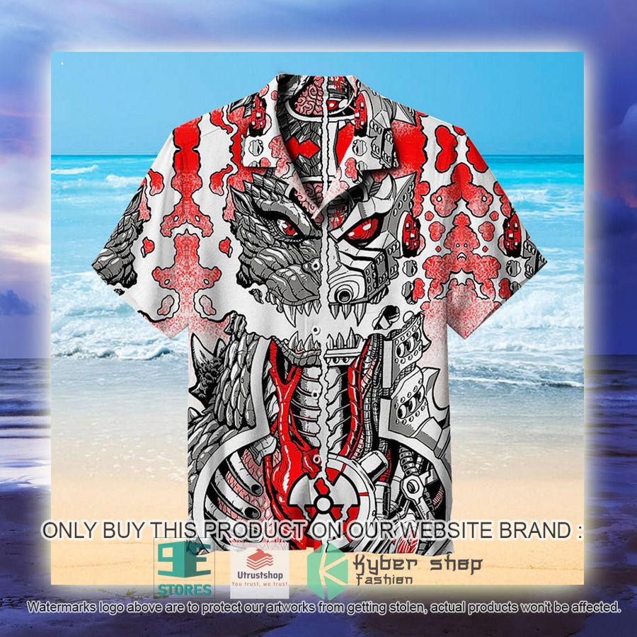 NEW Godzilla vs Robot Godzilla Hawaii Shirt 5 godzilla vs robot godzilla hawaiian shirt 5 80295