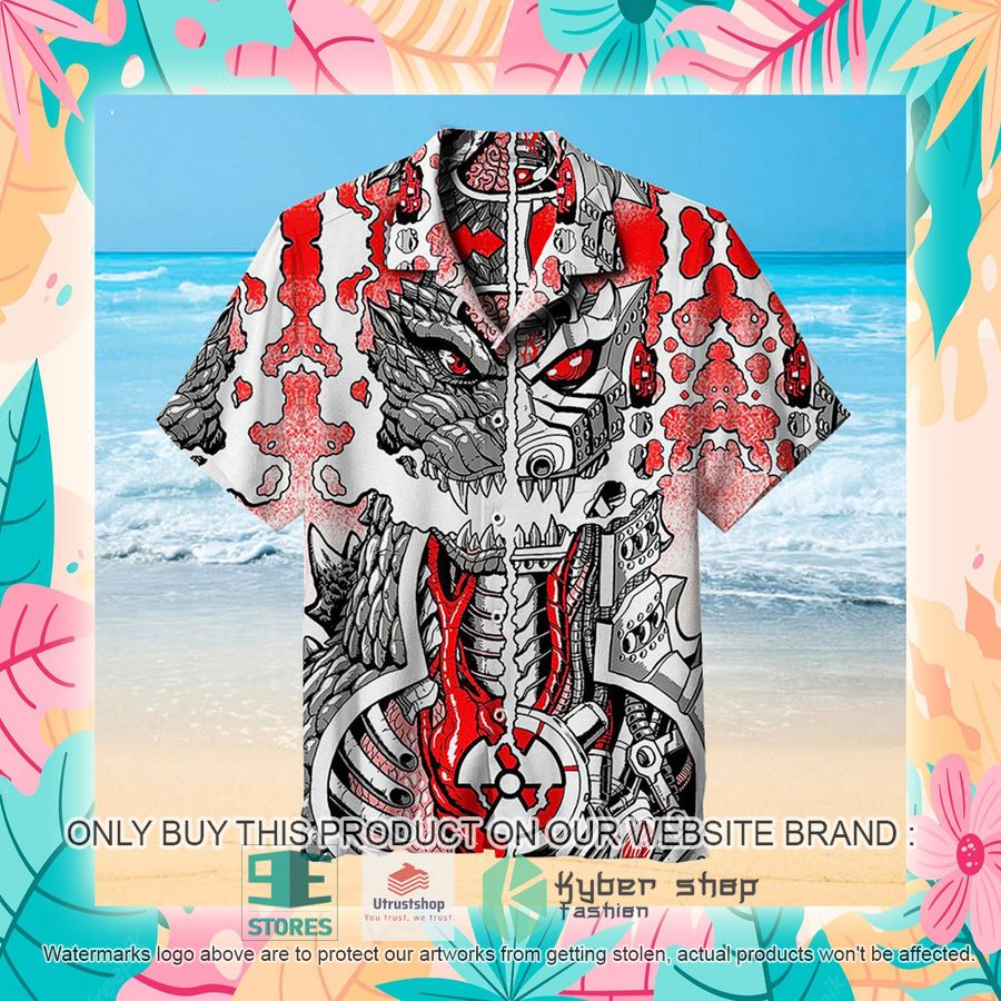NEW Godzilla vs Robot Godzilla Hawaii Shirt 7 godzilla vs robot godzilla hawaiian shirt 7 12875