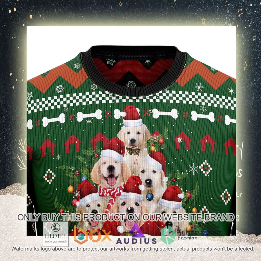 Golden Retriever Pine Tre Ugly Christmas Sweater 11 golden retriever pine tre ugly christmas sweater 11 53909