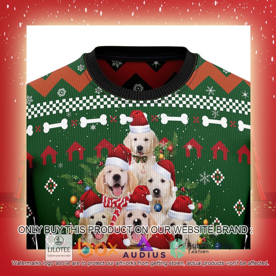 Golden Retriever Pine Tre Ugly Christmas Sweater 13 golden retriever pine tre ugly christmas sweater 13 38705