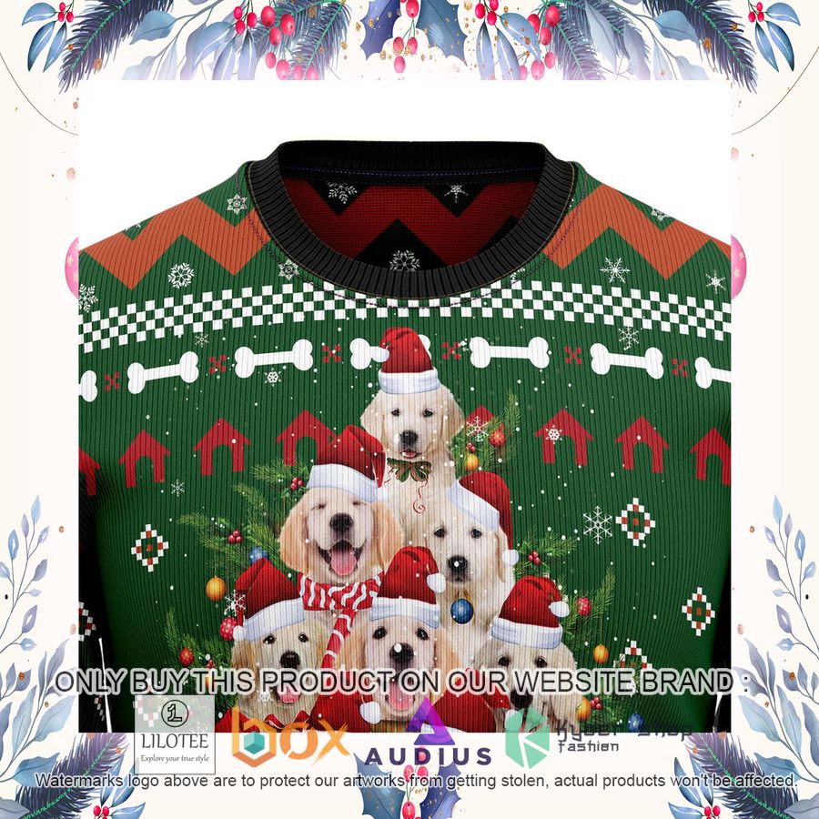 Golden Retriever Pine Tre Ugly Christmas Sweater 15 golden retriever pine tre ugly christmas sweater 15 38368