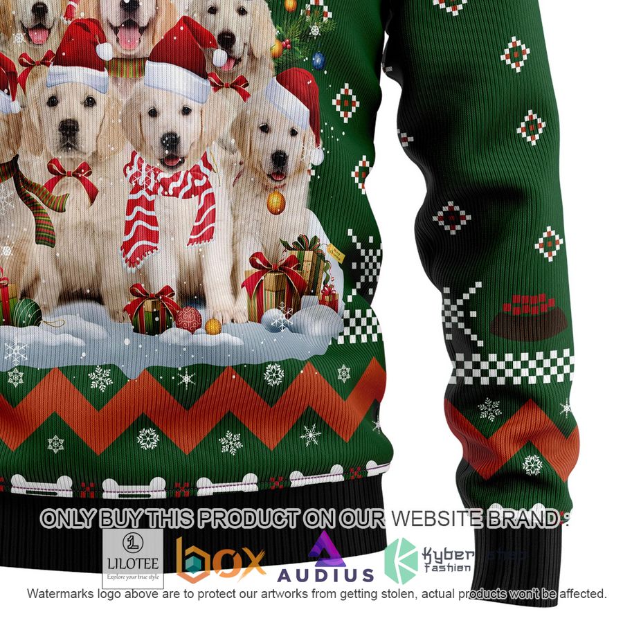 Golden Retriever Pine Tre Ugly Christmas Sweater 4 golden retriever pine tre ugly christmas sweater 4 97107