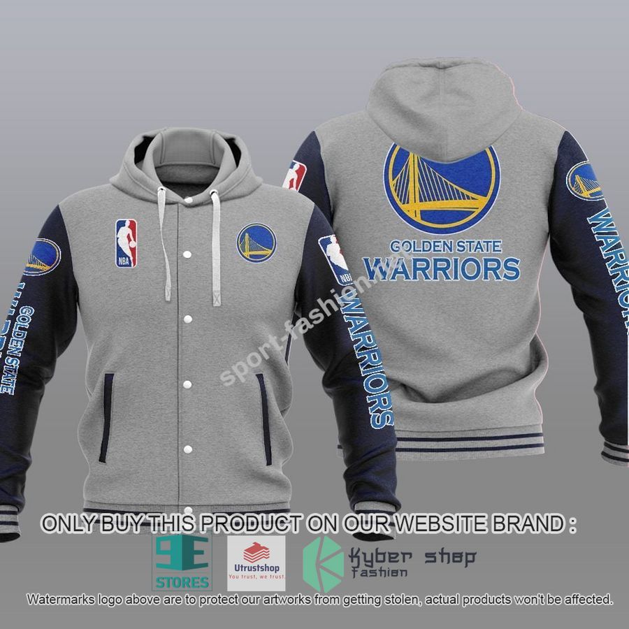 golden state warriors nba baseball hoodie jacket 2 68550