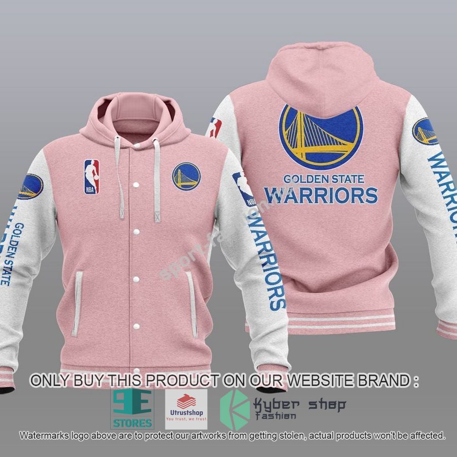 NEW Golden State Warriors Varsity Hoodie Jacket 4 golden state warriors nba baseball hoodie jacket 4 38965