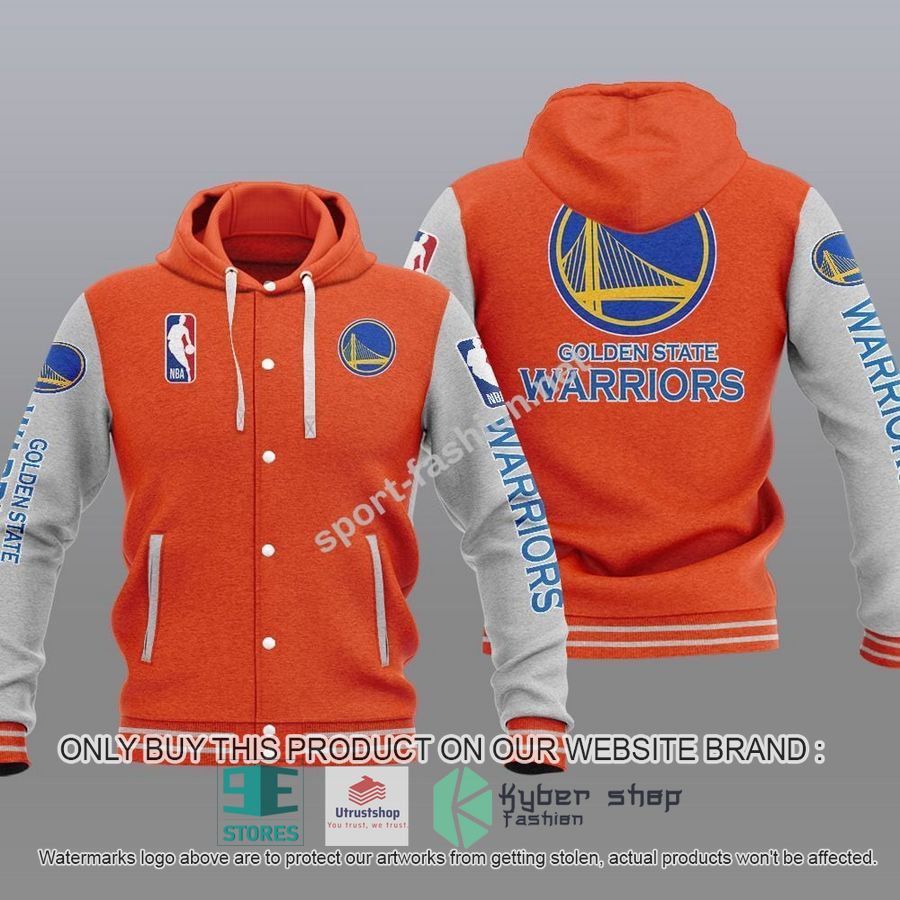 NEW Golden State Warriors Varsity Hoodie Jacket 7 golden state warriors nba baseball hoodie jacket 7 83866