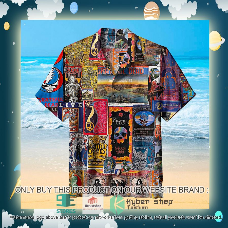 NEW Grateful Dead Band Album Covers Hawaii Shirt 2 grateful dead band album covers hawaiian shirt 2 91956