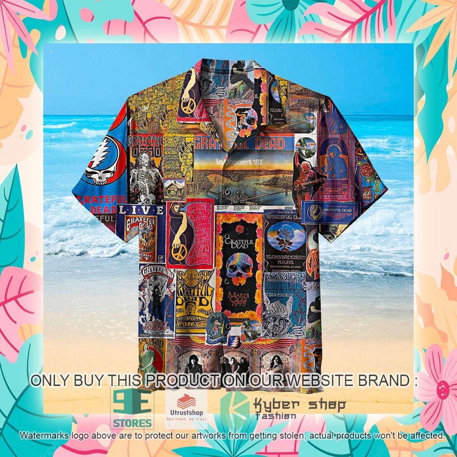 NEW Grateful Dead Band Album Covers Hawaii Shirt 4 grateful dead band album covers hawaiian shirt 4 34830