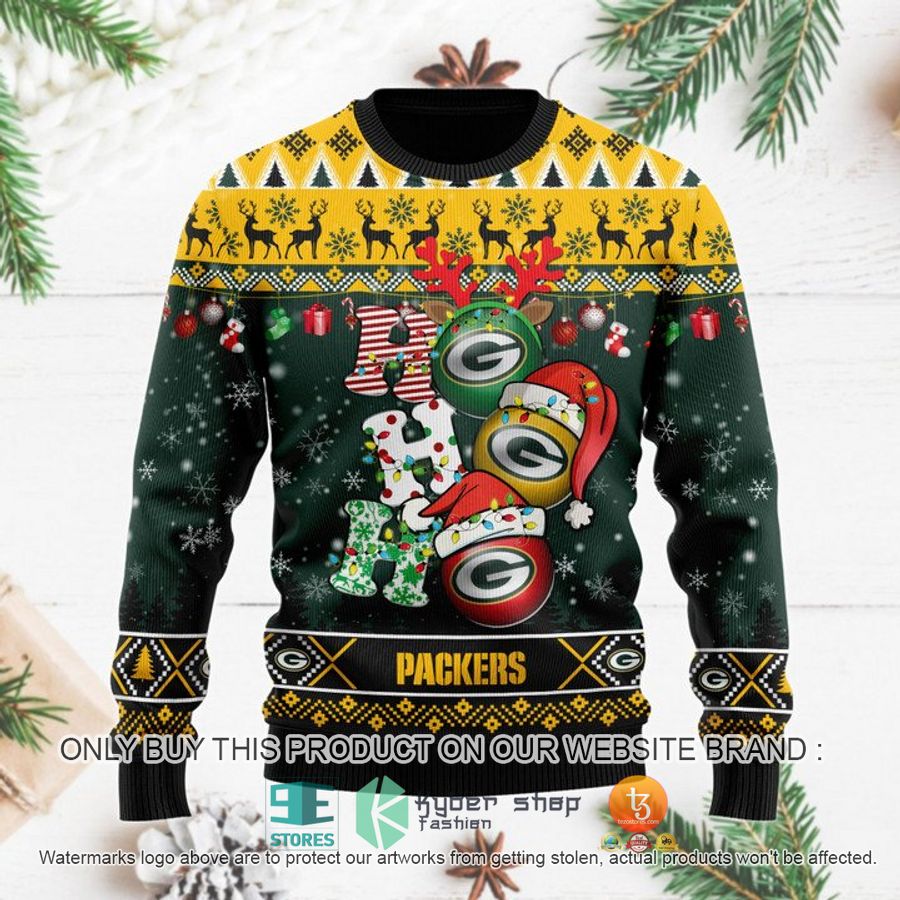 HOT Green Bay Packers Christmas Decor NFL Sweater 9 green bay packers christmas decor nfl ugly christmas sweater 1 59517