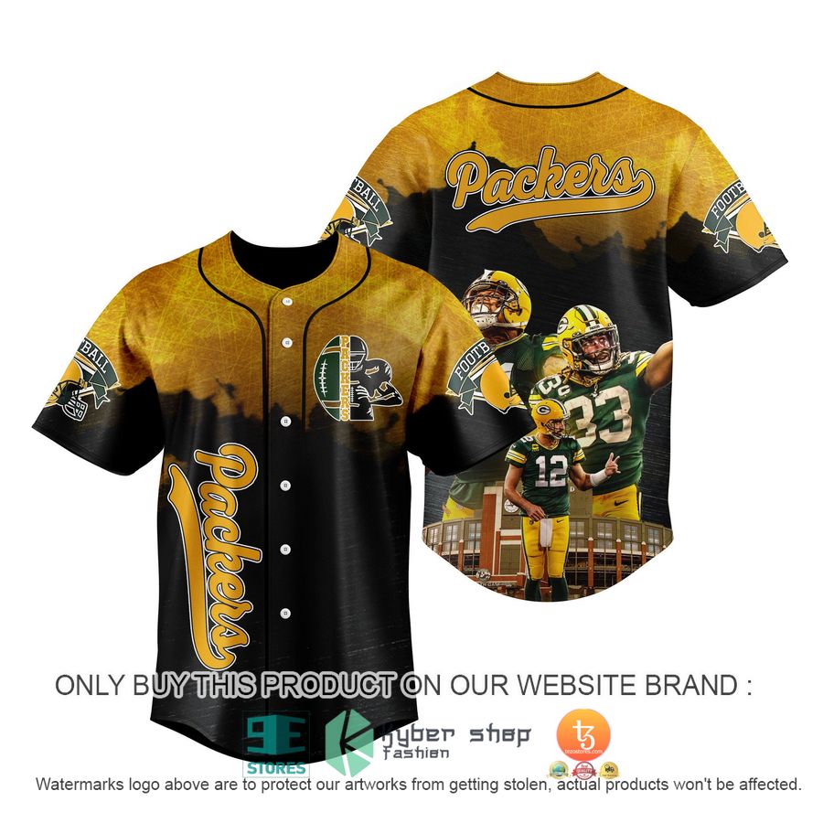HOT Green Bay Packers Football Players Baseball Jersey 7 green bay packers football players baseball jersey 1 20396