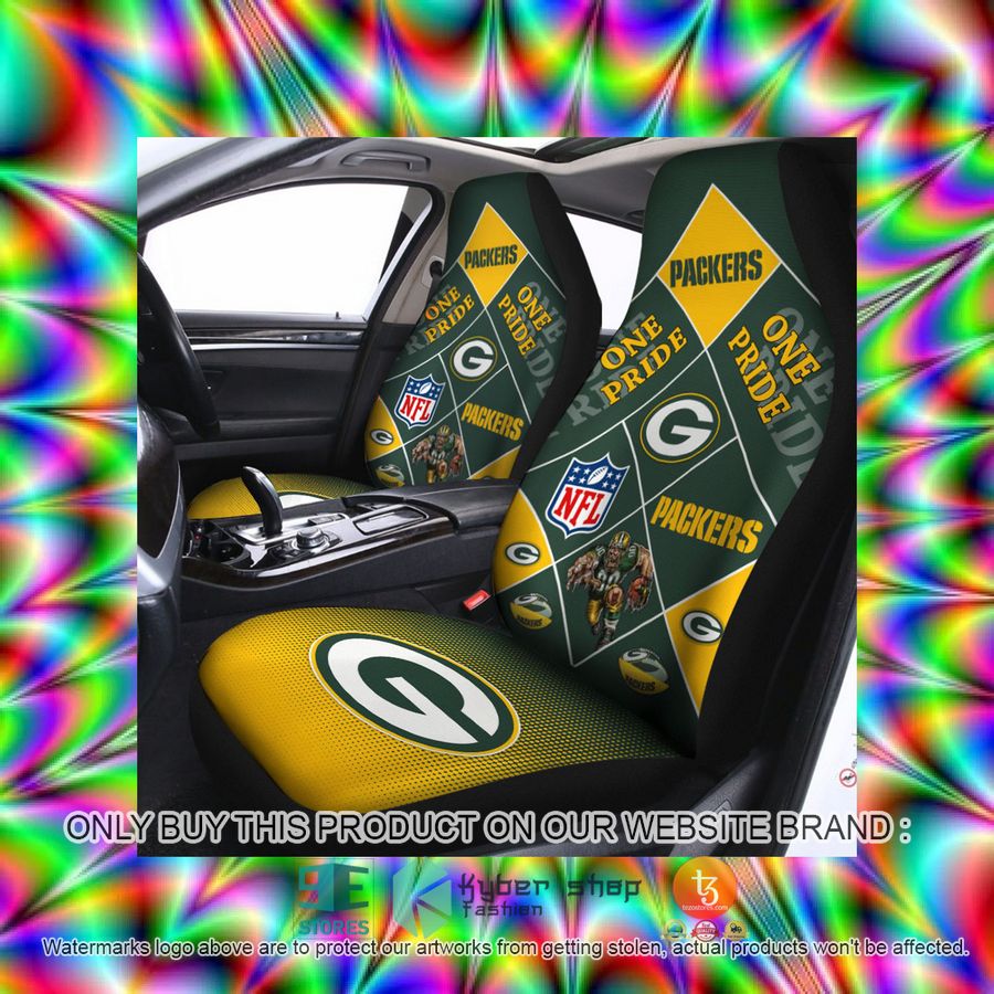 HOT Green Bay Packers One Pride Car Seat Covers 3 green bay packers one pride car seat covers 3 67293