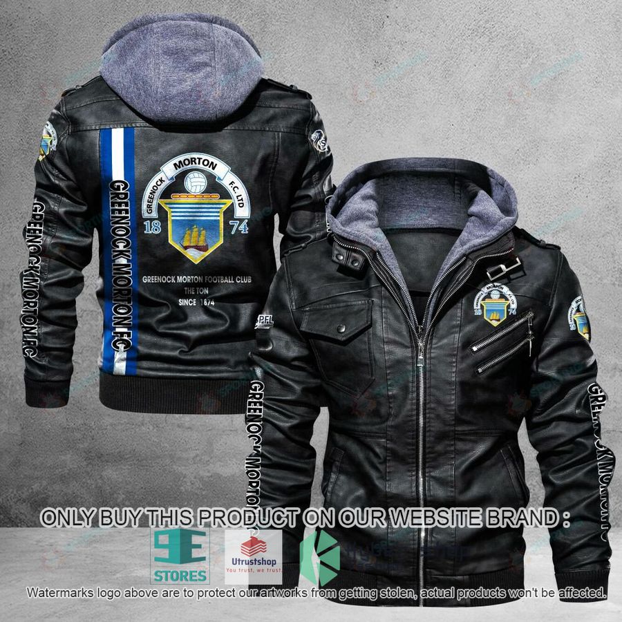 greenock morton f c the ton since 1874 leather jacket 1 53035