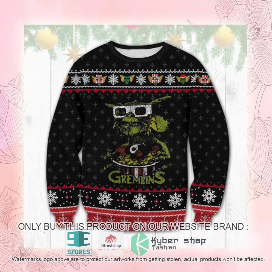 NEW Gremlins Ugly Sweater 2 gremlins ugly christmas sweater 2 3480