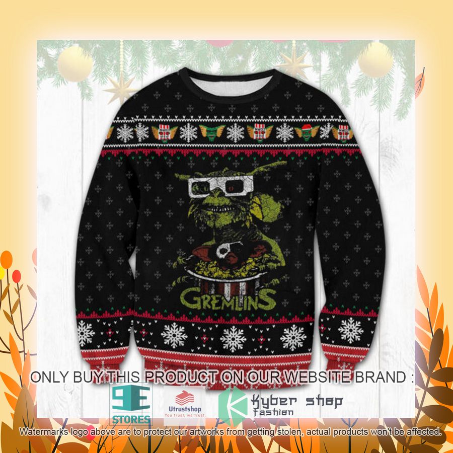 NEW Gremlins Ugly Sweater 4 gremlins ugly christmas sweater 4 73194