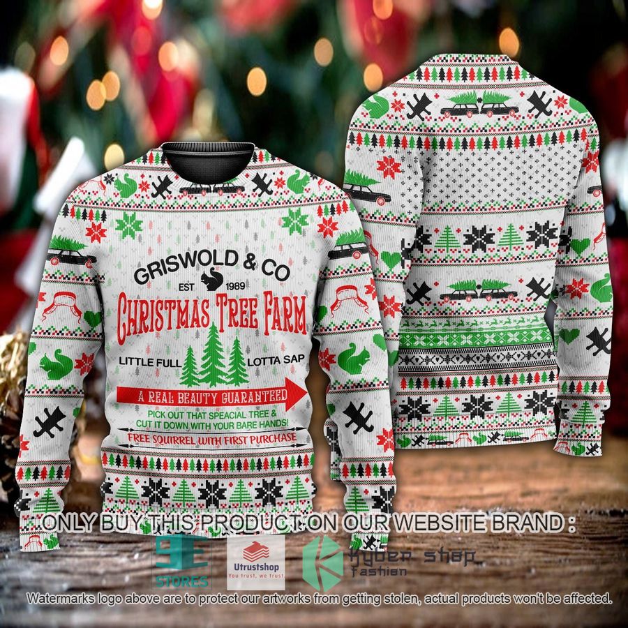 NEW Griswold & Co Christmas Tree Farm Ugly Sweater 2 griswold co christmas tree farm ugly christmas sweater 2 81381