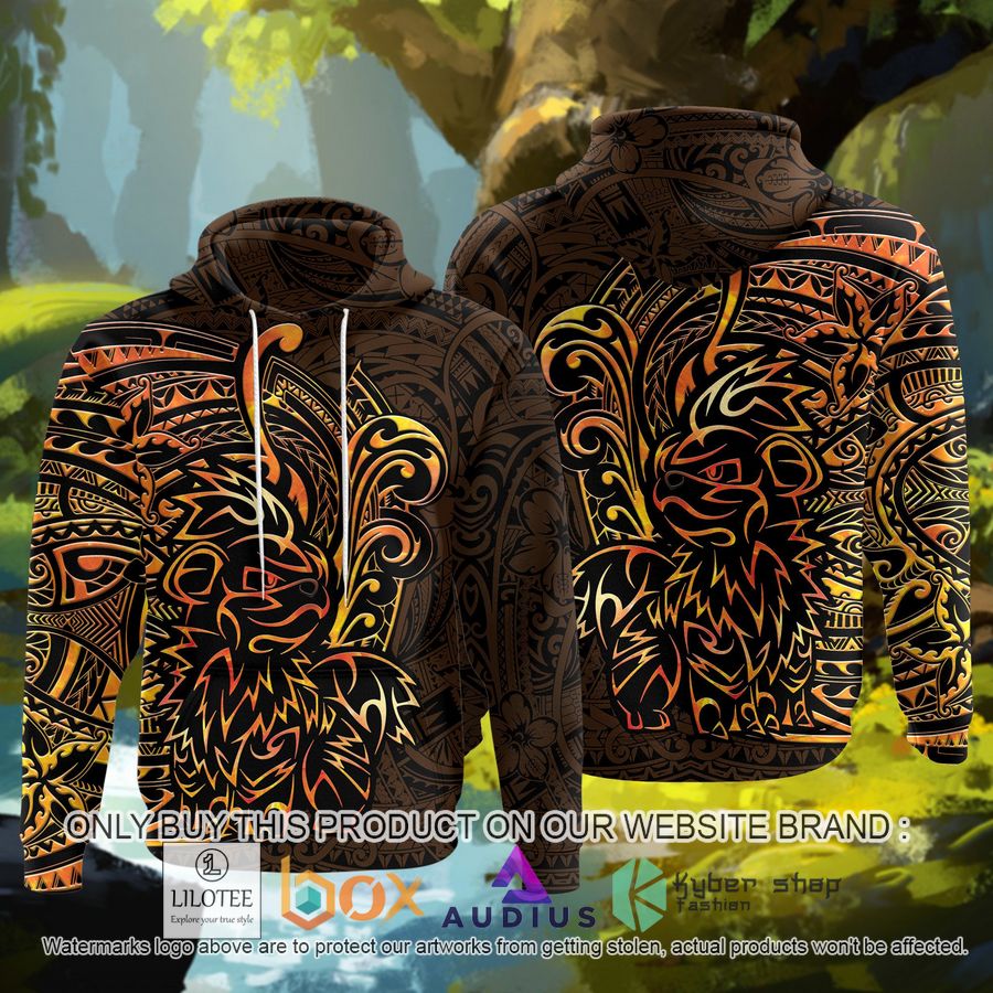 growlithe polynesian 3d hoodie 1 23379