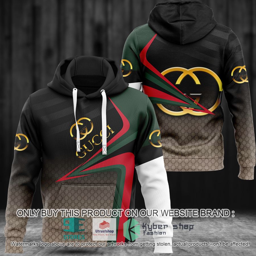 NEW Gucci Bee white Full Print Hoodie 
