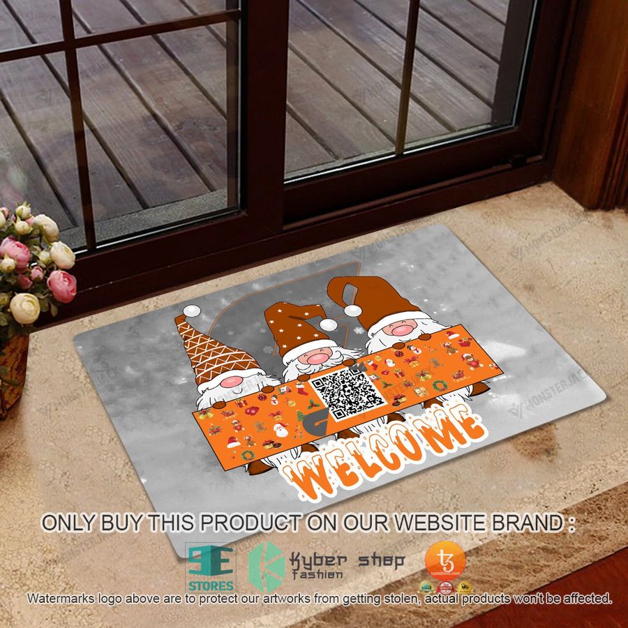 gws giants afl gnomes welcome qr code doormat 1 34773