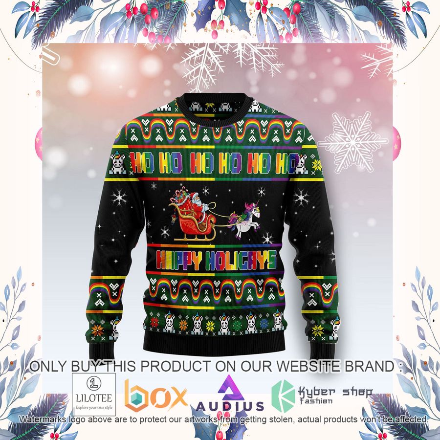 Happy Holigays Ugly Christmas Sweater 10 happy holigays ugly christmas sweater 10 37543
