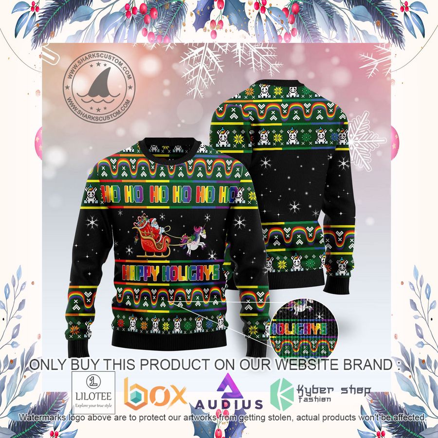 Happy Holigays Ugly Christmas Sweater 12 happy holigays ugly christmas sweater 12 84177