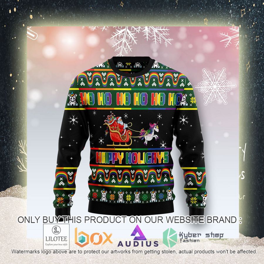 Happy Holigays Ugly Christmas Sweater 4 happy holigays ugly christmas sweater 4 9114