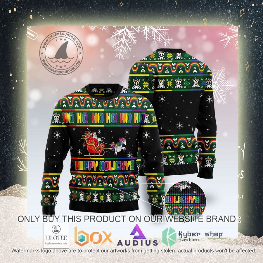 Happy Holigays Ugly Christmas Sweater 6 happy holigays ugly christmas sweater 6 15086