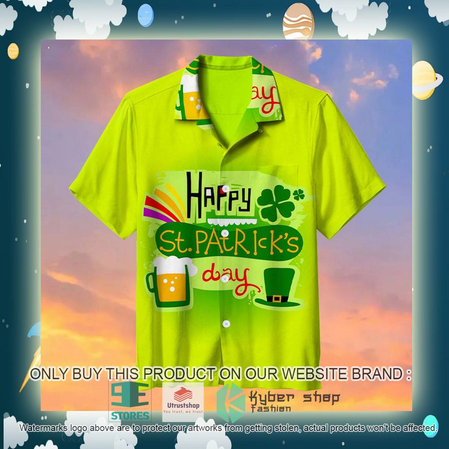 NEW Happy St.Patrick's Day Hawaii Shirt 3 happy st patricks day hawaiian shirt 3 22110