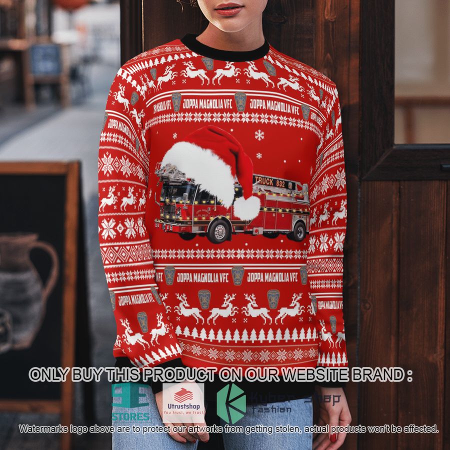 NEW Harford County Maryland Joppa Magnolia Volunteer Fire Company - Fort Hanson Christmas Sweater 5 harford county maryland joppa magnolia volunteer fire company fort hanson christmas sweater 5 66476
