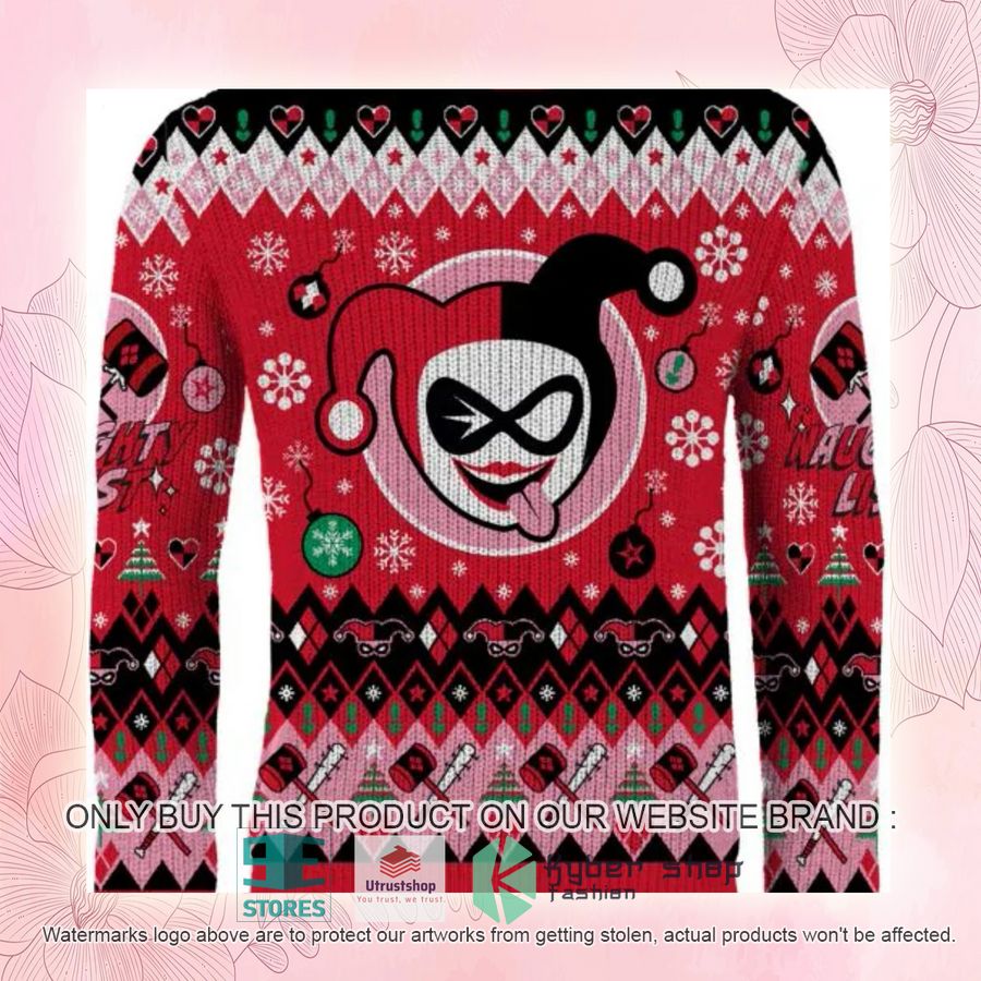 NEW Harley Quinn Comic Hey Puddin' Ugly Sweater 3 harley quinn comic hey puddin ugly christmas sweater 3 51707