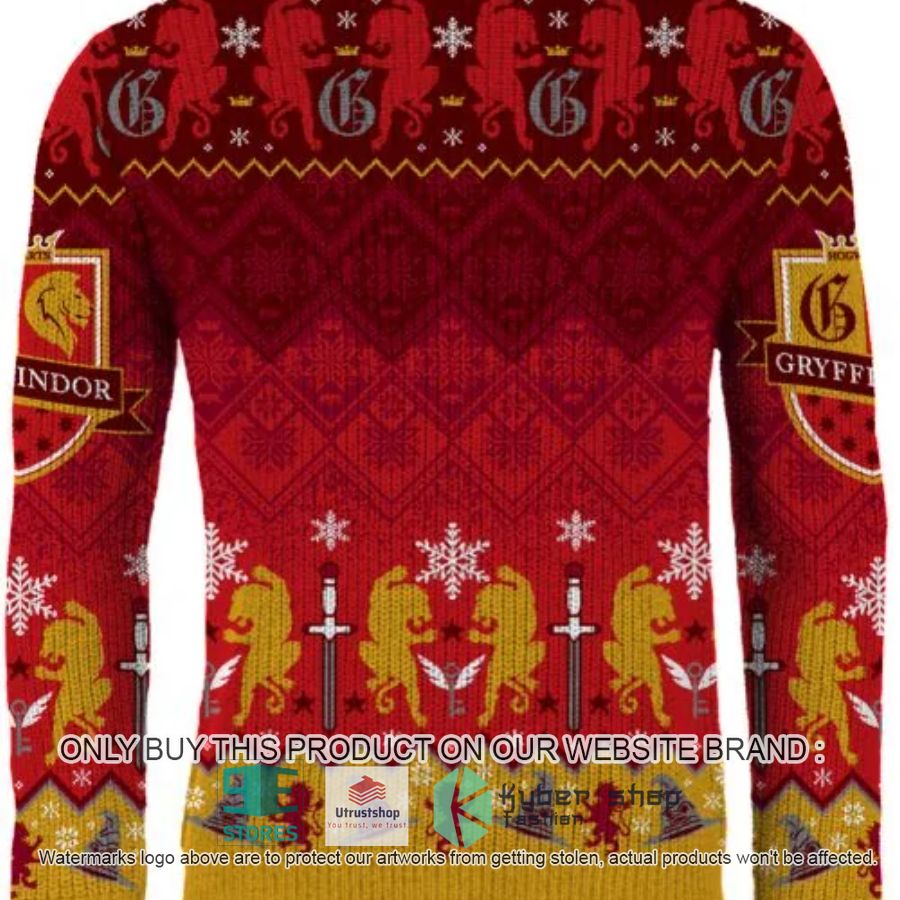 NEW Harry Potter Gryffindor Ugly Sweater 2 harry potter gryffindor ugly christmas sweater 2 1088