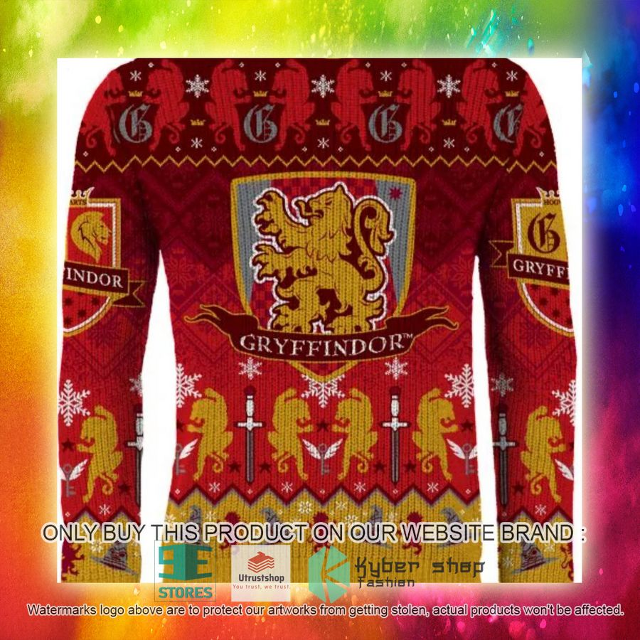 NEW Harry Potter Gryffindor Ugly Sweater 5 harry potter gryffindor ugly christmas sweater 5 57688