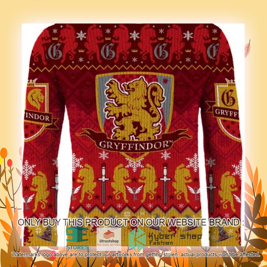 NEW Harry Potter Gryffindor Ugly Sweater 7 harry potter gryffindor ugly christmas sweater 7 739