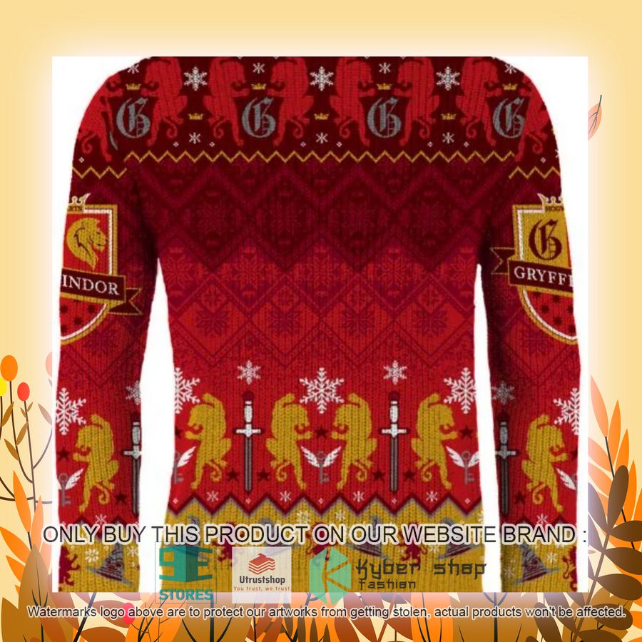 NEW Harry Potter Gryffindor Ugly Sweater 8 harry potter gryffindor ugly christmas sweater 8 80157