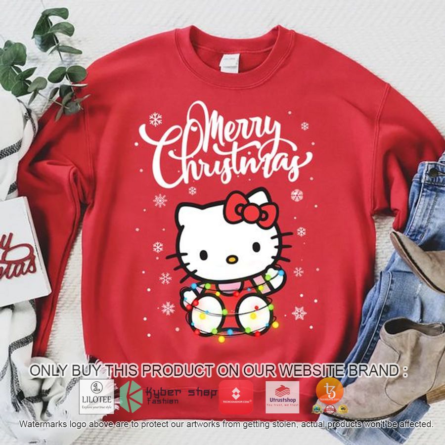 hello kitty merry christmas 2d shirt hoodie 1 27757
