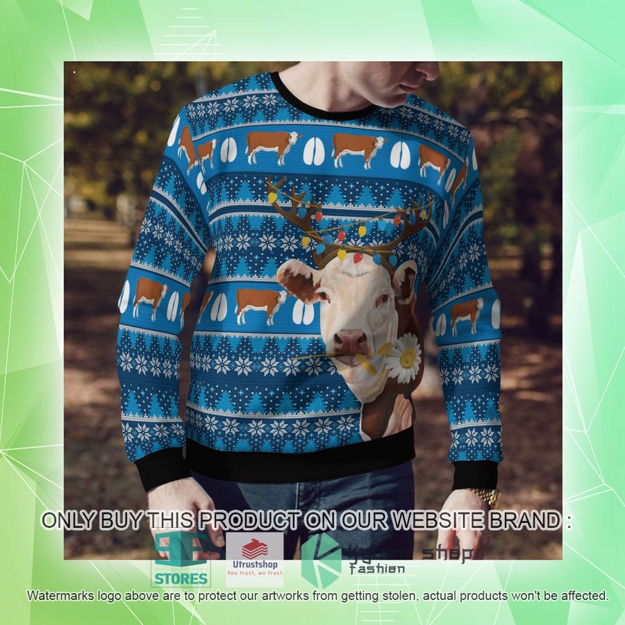 NEW Hereford Cattle Christmas Sweater 10 hereford cattle christmas sweater 10 89271