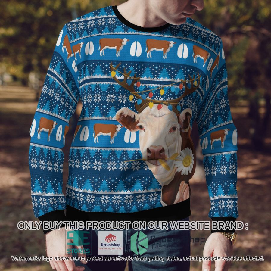 NEW Hereford Cattle Christmas Sweater 4 hereford cattle christmas sweater 4 94244