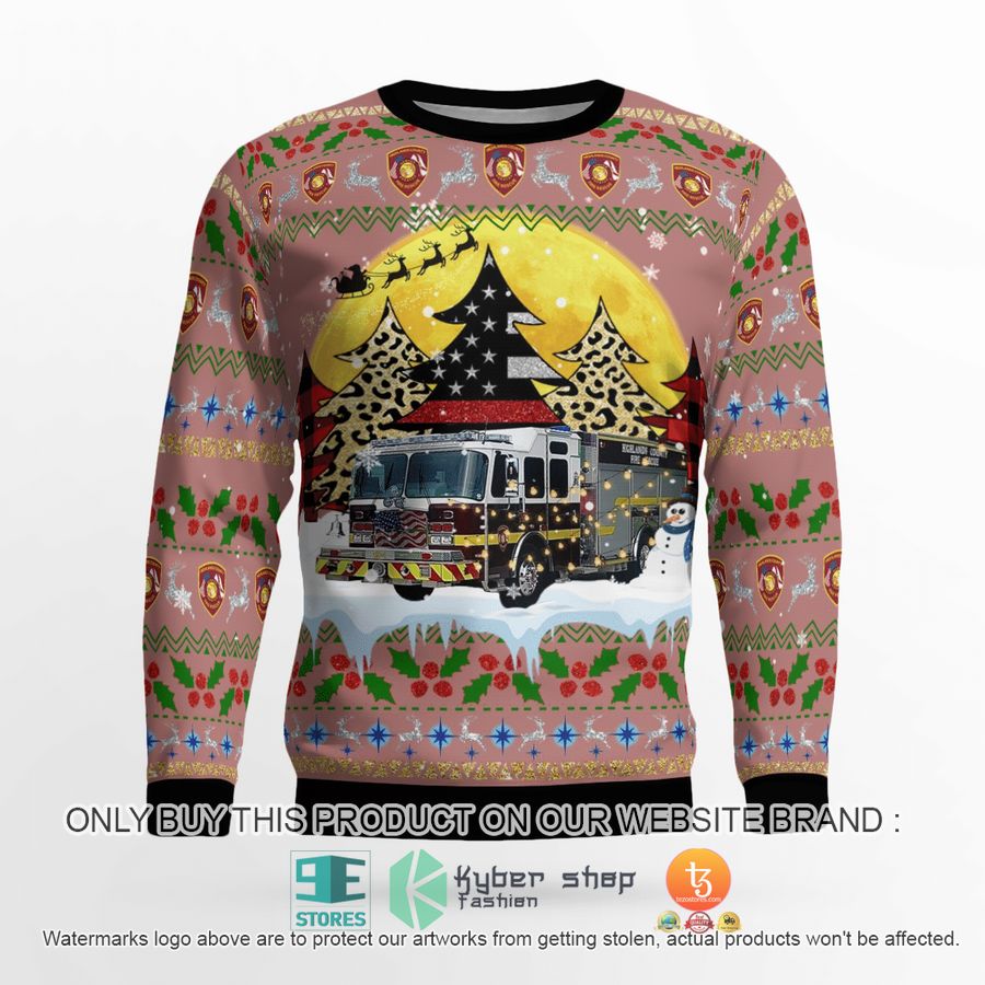 HOT Highlands County Fire Rescue Ugly Christmas Sweater 3 highlands county fire rescue christmas sweater 3 78172