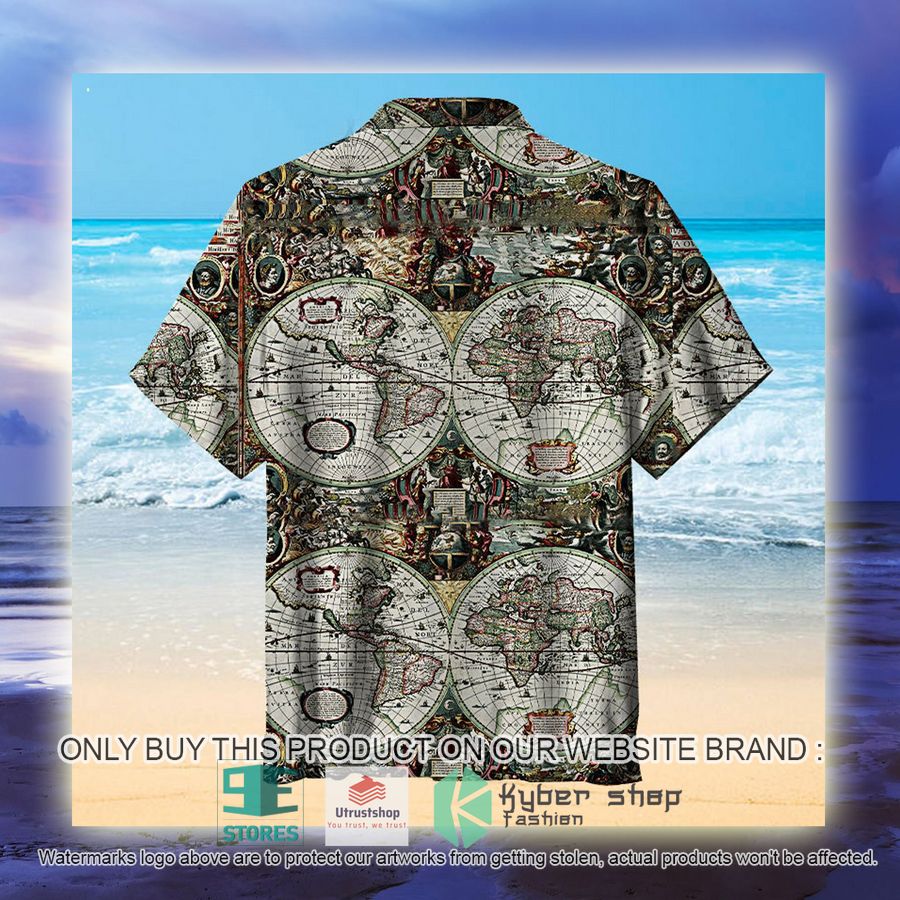 NEW Historical Old World Map Hawaii Shirt 6 historical old world map hawaiian shirt 6 39905