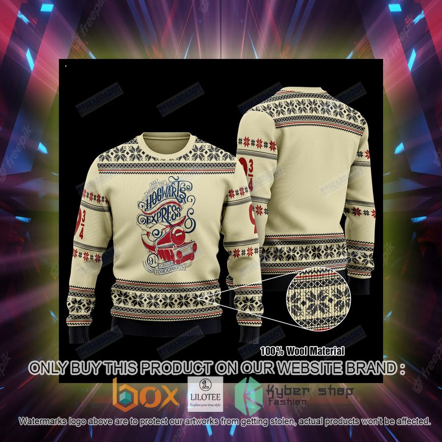 hogwarts express wool sweater 2 98879