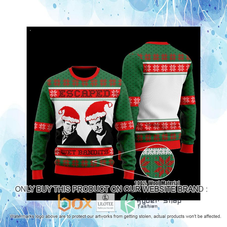Home Alone Escaped Wet Bandits Wool Sweater 4 home alone escaped wet bandits wool sweater 4 27910