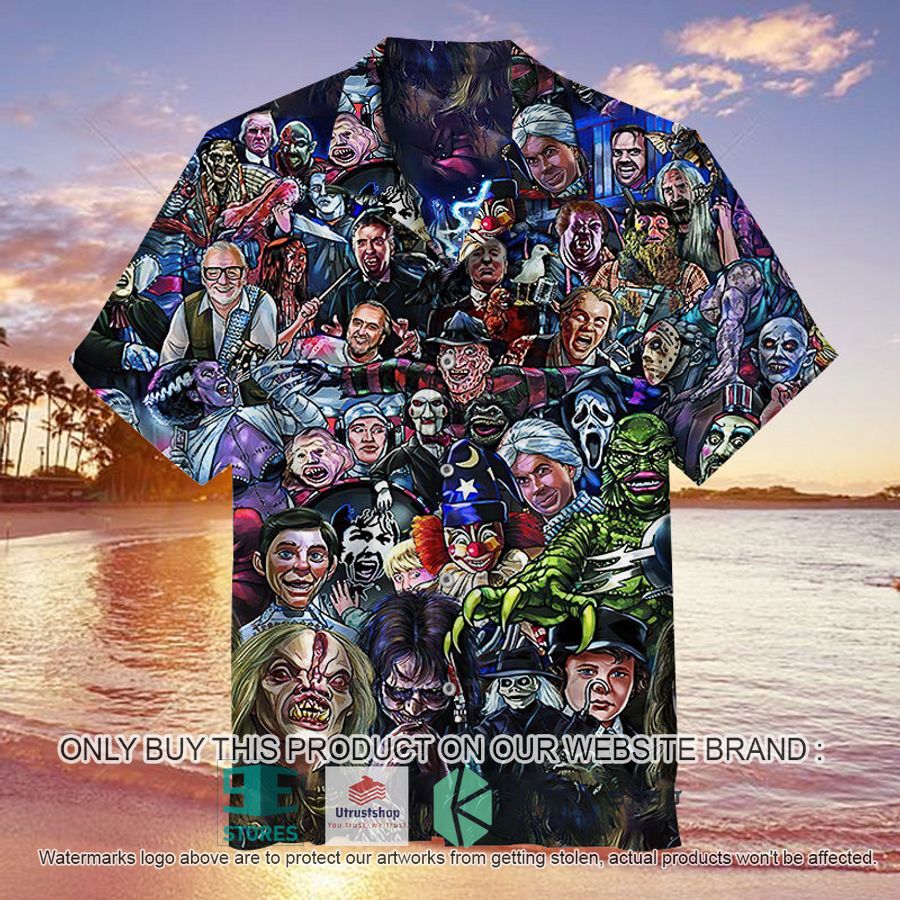 horror movie characters collection hawaiian shirt 1 10745