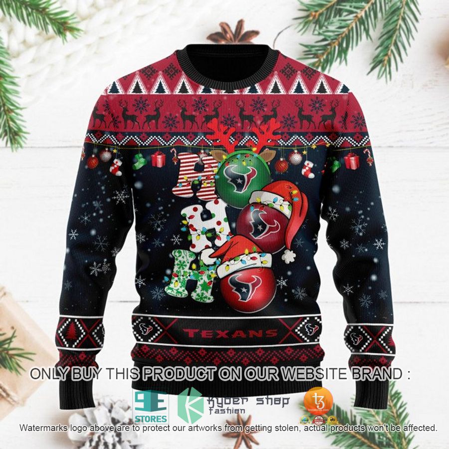 houston texans christmas decor nfl ugly christmas sweater 1 15196