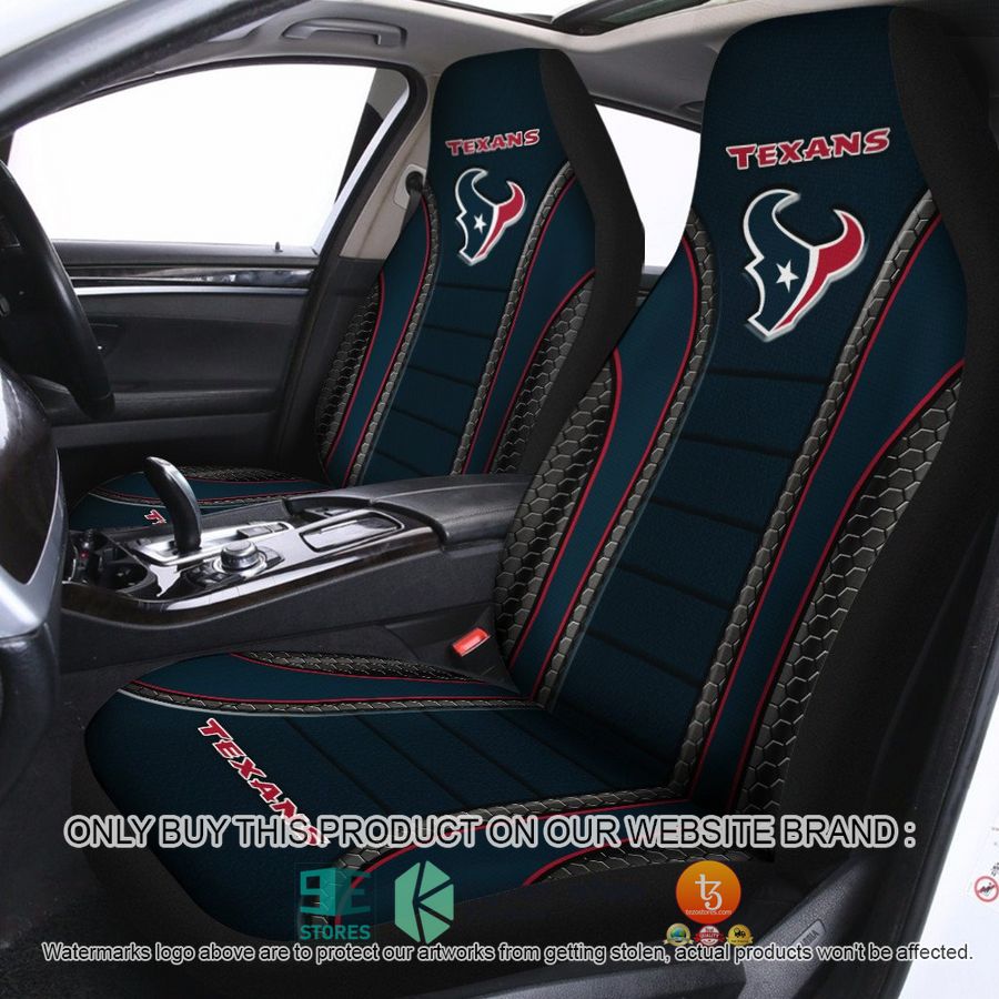 houston texans dark blue car seat covers 1 67064