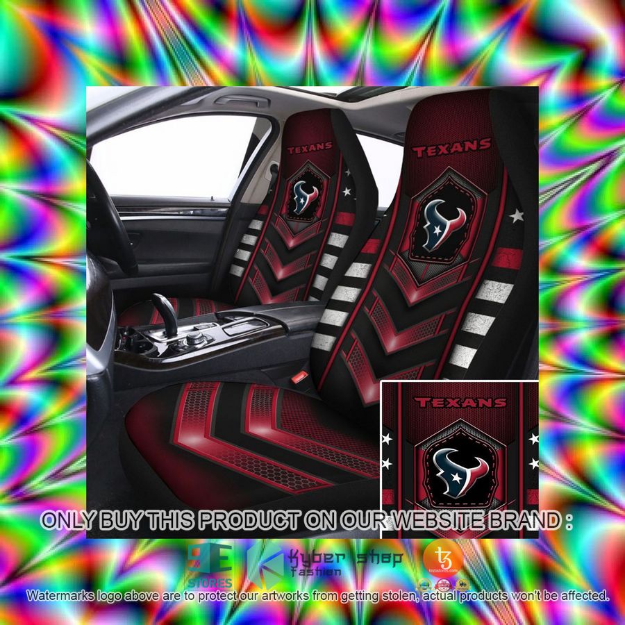 HOT Houston Texans Red Black Car Seat Covers 3 houston texans red black car seat covers 3 23284