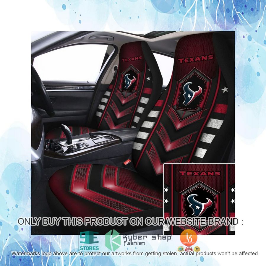 HOT Houston Texans Red Black Car Seat Covers 4 houston texans red black car seat covers 4 84220