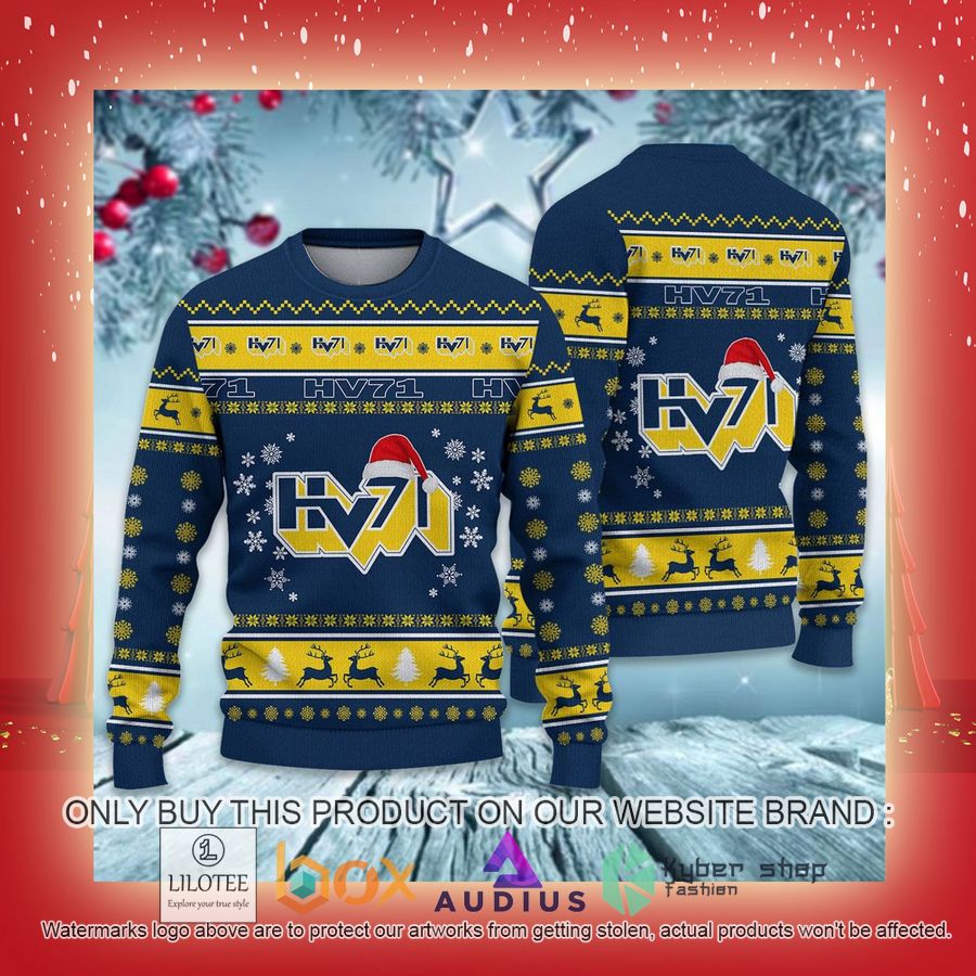 HV71 SHL Ugly Christmas Sweater 17 hv71 shl ugly christmas sweater 17 86225