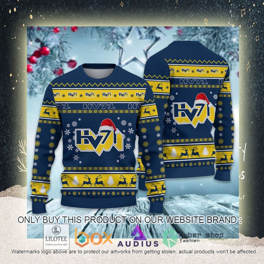 HV71 SHL Ugly Christmas Sweater 7 hv71 shl ugly christmas sweater 7 50185