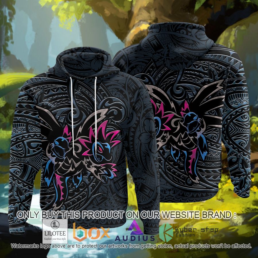 hydreigon polynesian 3d hoodie 1 62651