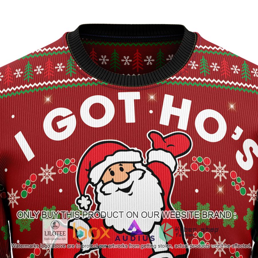 i got hos in different area codes ugly christmas sweater 2 41360